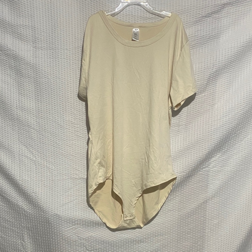 Just Be Cream Women's Bodysuit Top